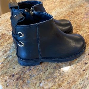 Brand new pazitos baby girl black boots size 22
